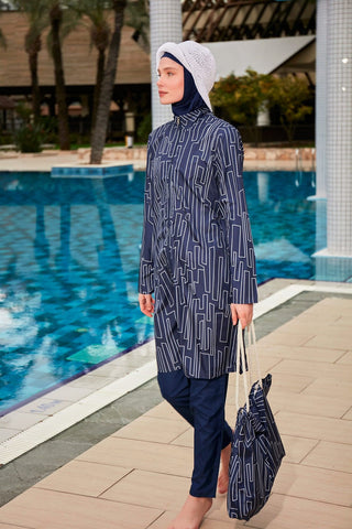 Colourful Burkini Modest Swimwear R2402 - By Baano