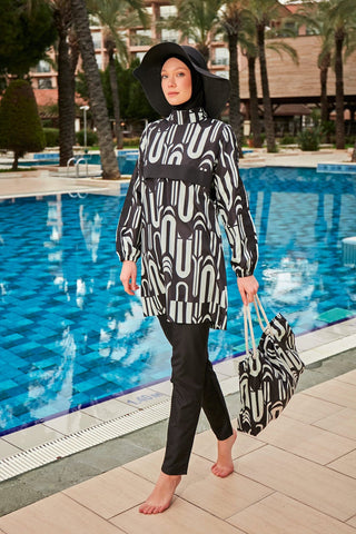 Colourful Burkini Modest Swimwear R2412 - By Baano