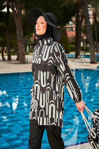 Colourful Burkini Modest Swimwear R2412 - By Baano