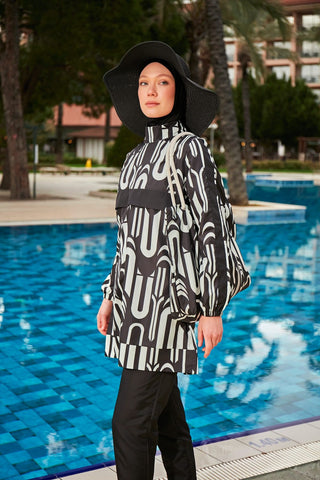 Colourful Burkini Modest Swimwear R2412 - By Baano