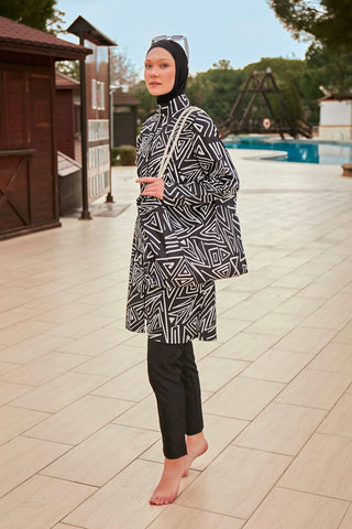 Colourful Burkini Modest Swimwear R2403 - By Baano