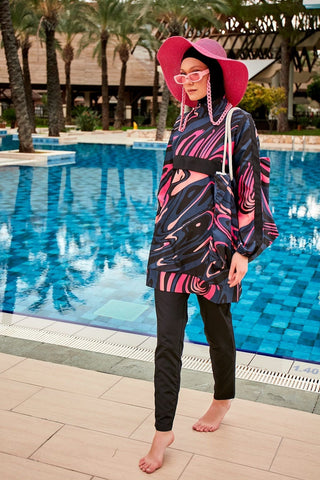 Colourful Burkini Modest Swimwear R2415 - By Baano