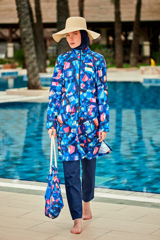 Colourful Burkini Modest Swimwear R2405 - By Baano