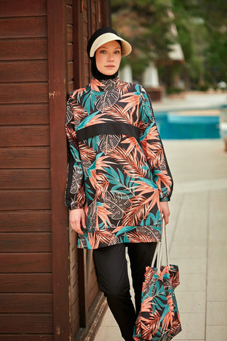 Colourful Burkini Modest Swimwear R2409 - By Baano