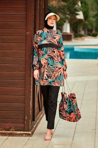 Colourful Burkini Modest Swimwear R2409 - By Baano