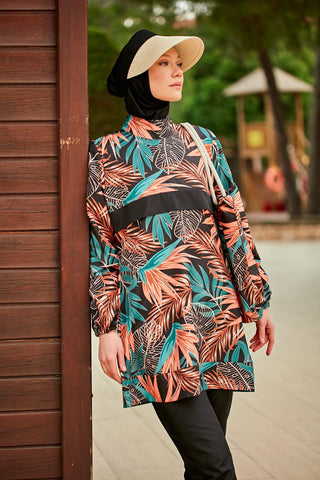 Colourful Burkini Modest Swimwear R2409 - By Baano