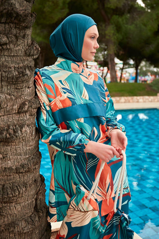 Colourful Burkini Modest Swimwear R2411 - By Baano