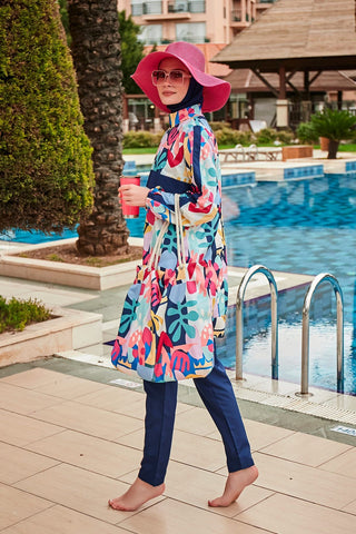 Colourful Burkini Modest Swimwear R2407 - By Baano