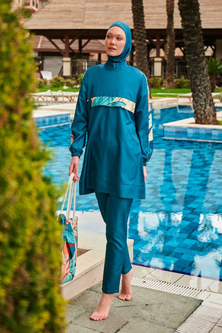 Colourful Burkini Modest Swimwear R2410 - By Baano
