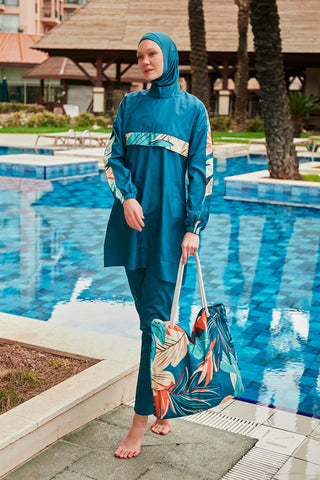 Colourful Burkini Modest Swimwear R2410 - By Baano