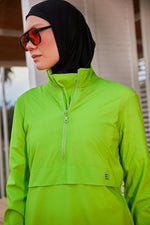 Woven Green Burkini Modest Swimwear M2407 Marina Modest