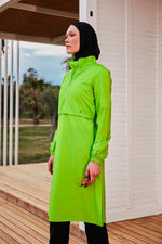 Woven Green Burkini Modest Swimwear M2407 Marina Modest