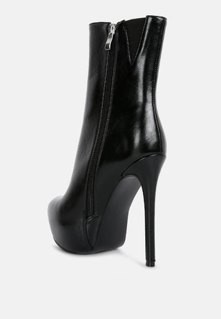 Marsha High Platform Stiletto Ankle Boots