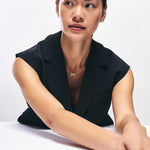 Unique Womens Style Mary Name Logo Necklace - Sterling Silver