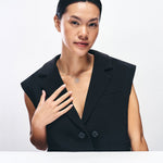 Unique Womens Style Mary Name Logo Necklace - Sterling Silver