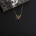 Unique Womens Style Mary Name Logo Necklace - Sterling Silver