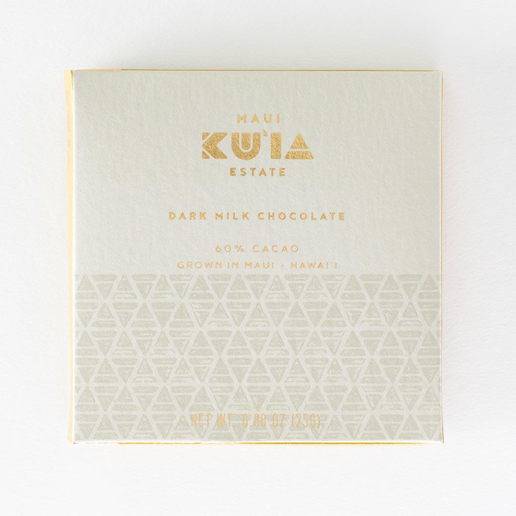 Maui Ku'ia Estate® Dark Milk Chocolate Bar