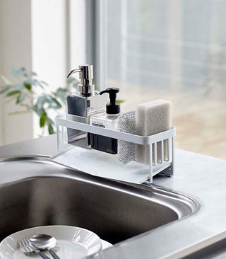 Sponge & Bottle Holder - Steel - By Baano