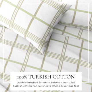 Turkish Cotton Flannel Sheet - Belle Collection