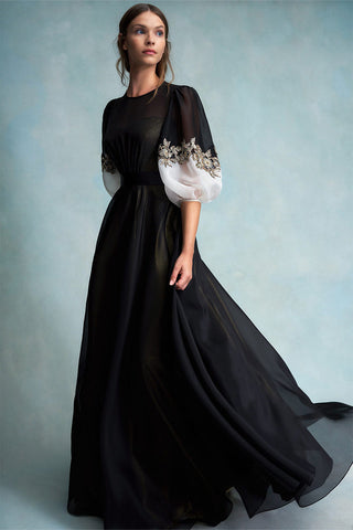 Medeline Black Maxi Dress - By Baano