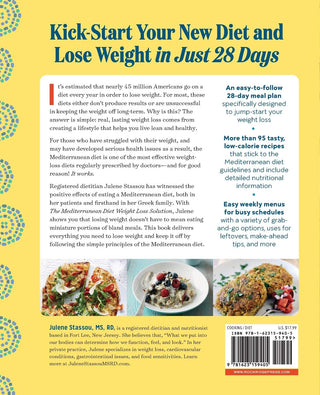 The Mediterranean Diet Weight Loss Solution: The 28-Day Kickstart Plan for Lasting Weight Loss (Spiral Bound) - By Baano