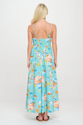 Azure Escape Maxi Dress