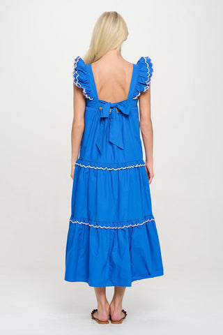 Azure Oasis Maxi Dress