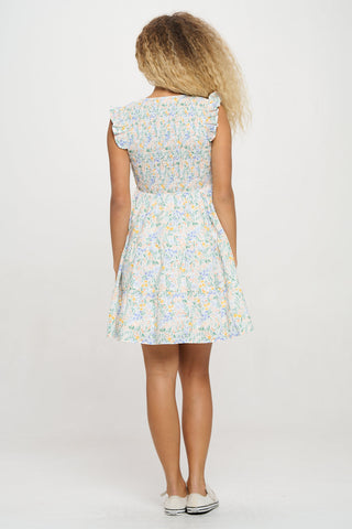 Flower Oasis Short Dress