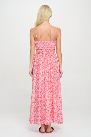 Rosy Breeze Maxi Dress