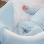 MELI | Baby Boys Blue Layette Set (4)