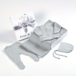 MELI | Baby Pearl Grey Layette Set (4)