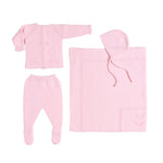 MELI | Baby Girls Rose Ballerina Layette Set (4)