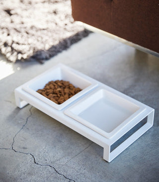 Pet Food Bowl - Steel + Ceramic - By Baano