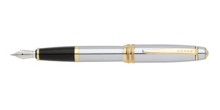 Bailey™ Medalist® Stainless Steel Medium Nib Fountain Pen - By Baano