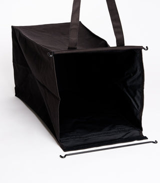 Laundry Hamper with Cotton Liner - Two Sizes - Steel + Cotton - By Baano