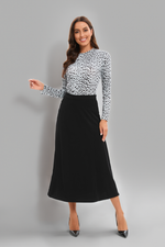 Midnight Midi Skirt - By Baano