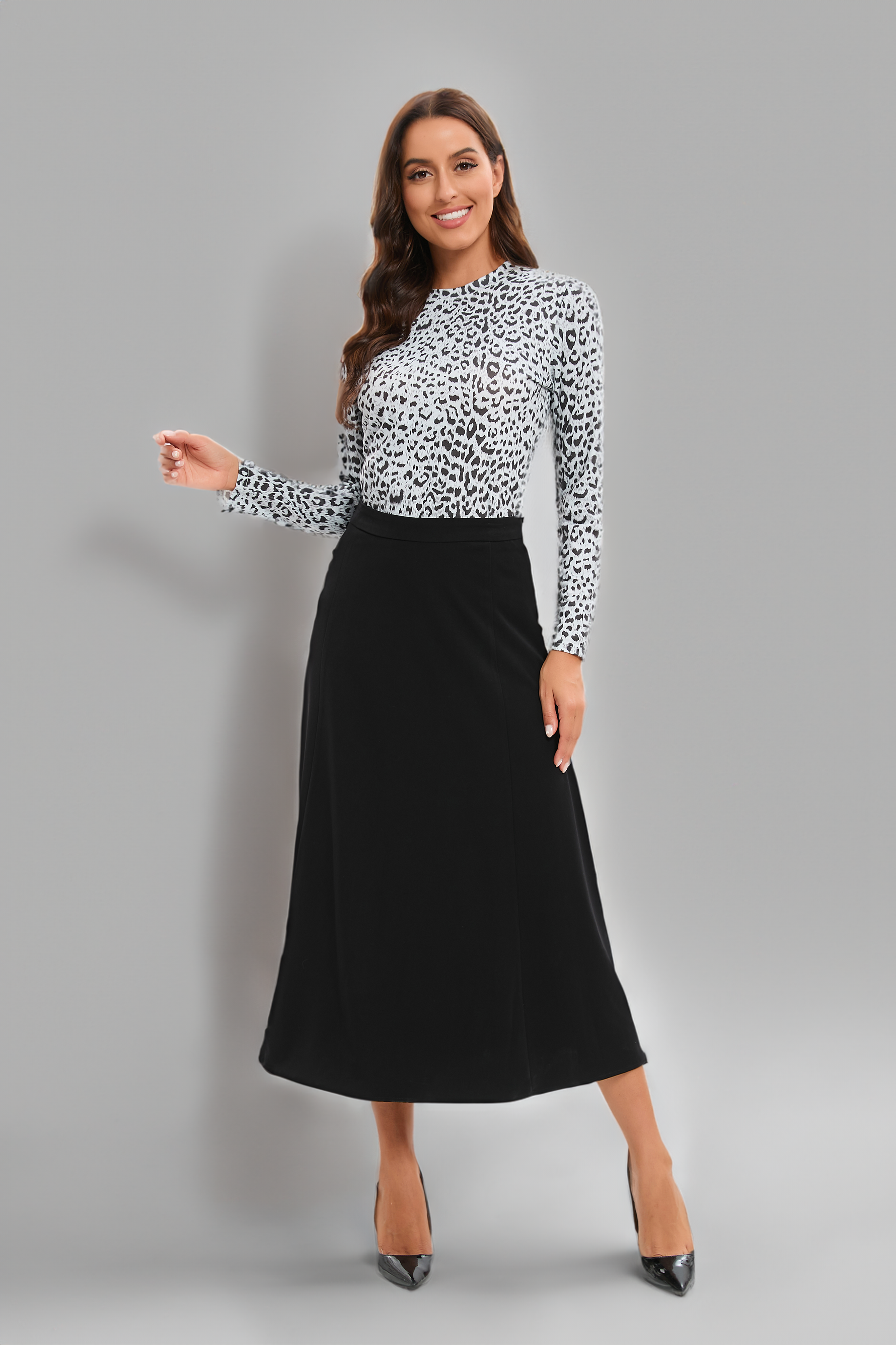 Midnight Midi Skirt - By Baano