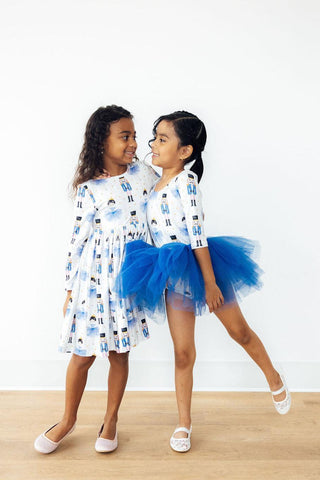 Waltz of the Snowflakes L/S Pocket Twirl Dress