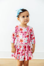 Secret Garden 3/4 Sleeve Twirl Bodysuit