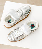 Milan Metallic Sneaker in Silver