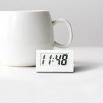 Mini Small Car Desk Digital Clock Watch Car Dashboard Digital Clock Vehicle Adhesive Clock with Jumbo LCD Time & Day Display Mini Automotive Stick On Watch for Car T Gauges Mini Digital LCD Screen Travel Electronic Clock For Home Office Desktop Clocks Stevvex