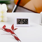 Mini Small Car Desk Digital Clock Watch Car Dashboard Digital Clock Vehicle Adhesive Clock with Jumbo LCD Time & Day Display Mini Automotive Stick On Watch for Car T Gauges Mini Digital LCD Screen Travel Electronic Clock For Home Office Desktop Clocks Stevvex