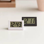 Mini Small Car Desk Digital Clock Watch Car Dashboard Digital Clock Vehicle Adhesive Clock with Jumbo LCD Time & Day Display Mini Automotive Stick On Watch for Car T Gauges Mini Digital LCD Screen Travel Electronic Clock For Home Office Desktop Clocks Stevvex