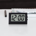 Mini Small Car Desk Digital Clock Watch Car Dashboard Digital Clock Vehicle Adhesive Clock with Jumbo LCD Time & Day Display Mini Automotive Stick On Watch for Car T Gauges Mini Digital LCD Screen Travel Electronic Clock For Home Office Desktop Clocks Stevvex