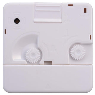 Mini Square Bedside Silent Sweep Alarm Clock Mini Square Bedside Silent Sweep Alarm Clock Student Silent Snooze Alarm Clock Student Silent Snooze Alarm Clock Non Ticking Noise With LED Snooze Light Decor Stevvex