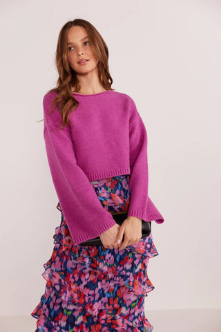 Elissa Cropped Sweater - By Baano