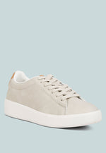 Minky Lace Up Casual Sneakers