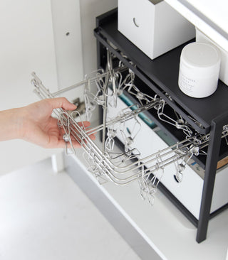 Three-Tier Cabinet Storage Rack (14" H)  - Steel - By Baano