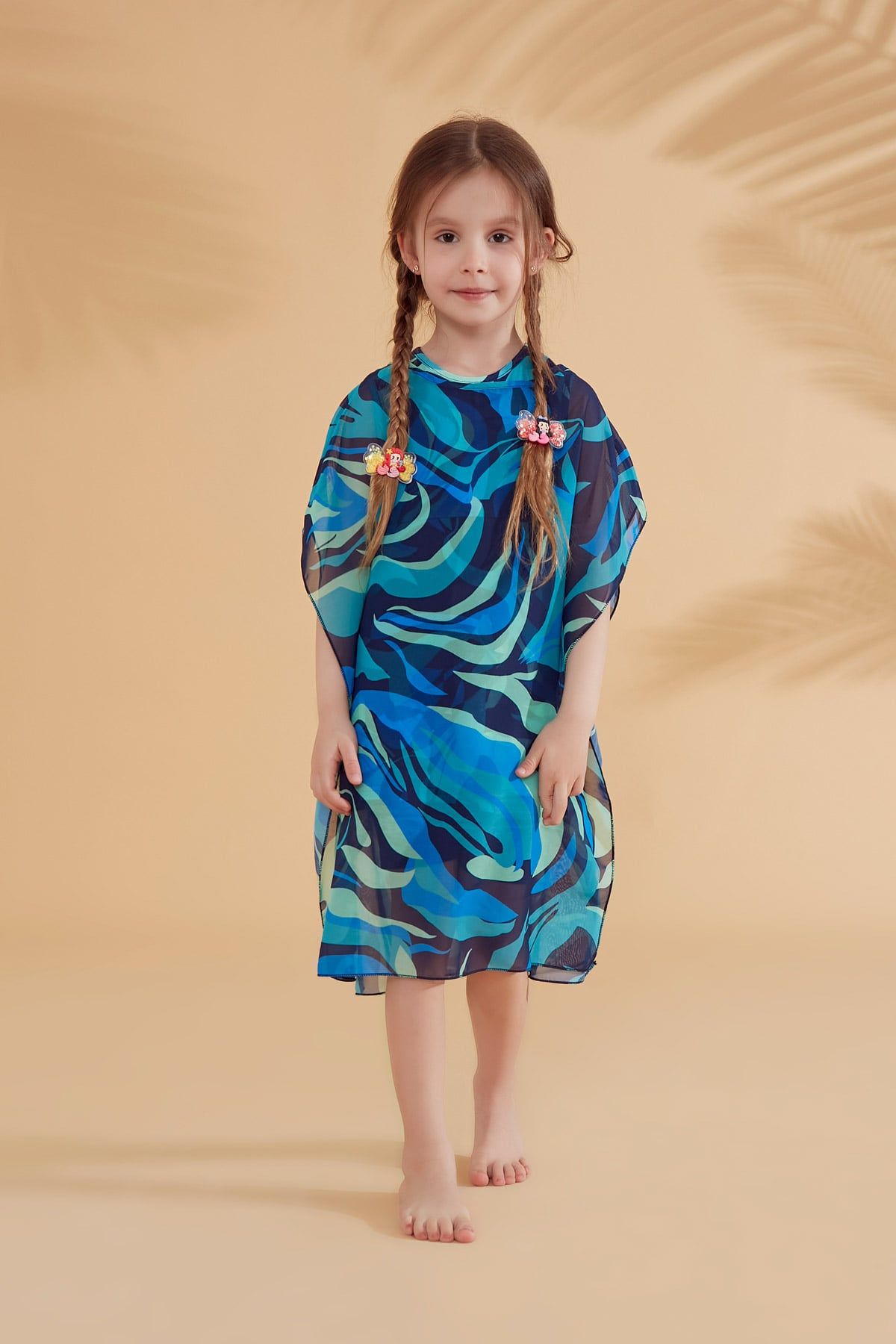 Lycra Navy Kids Swimsuit K2334 Marina Modest