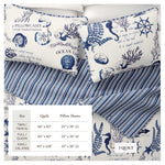 3-Piece Coastal Quilt - Catalina Collection Great Bay Home